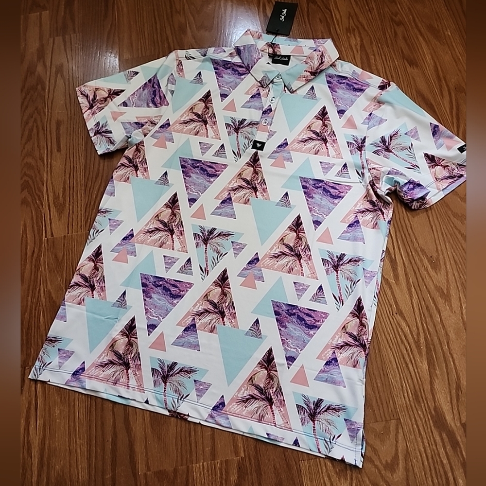 Nwt Bad Birdie Golf Polo Size Med